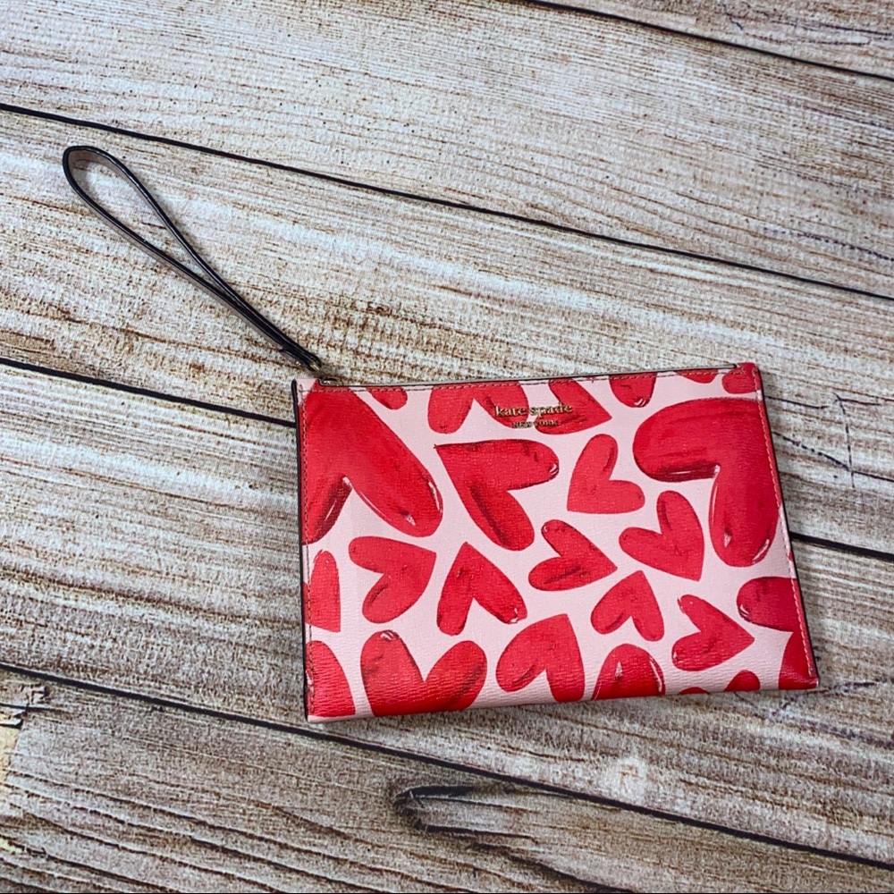 Kate Spade “Ever Fallen” Spencer Hearts Wristlet